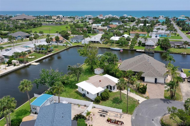 168 Palmetto Ave, Flagler Beach, FL 32136 - aerial view of residential area with a large body of water