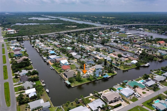 168 Palmetto Ave, Flagler Beach, FL 32136 - aerial view of property and surrounding area featuring a nearby body of water and nearby suburban area