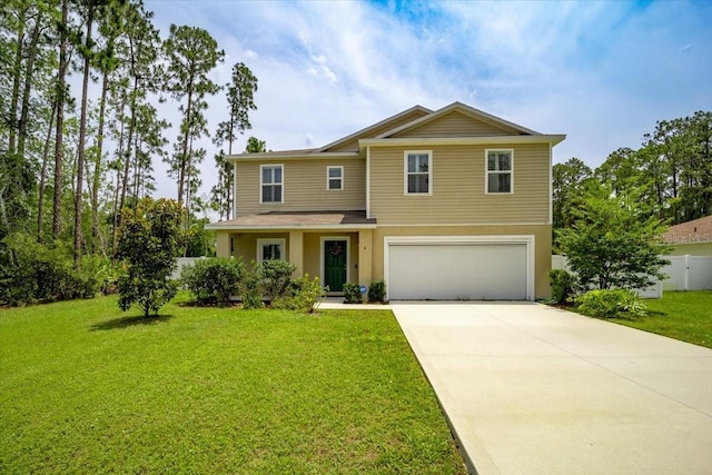 6 Ryding Ln, Palm Coast, FL 32164 - view of front of property featuring a garage and concrete driveway