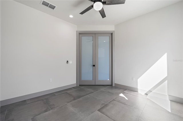 11 Ethan Allen Dr, Palm Coast, FL 32164 - unfurnished room featuring recessed lighting and a ceiling fan