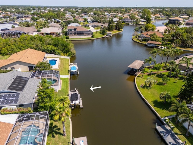 40 Cloverdale Ct N, Palm Coast, FL 32137 - aerial view of residential area featuring a nearby body of water