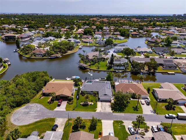 40 Cloverdale Ct N, Palm Coast, FL 32137 - aerial view of residential area with a nearby body of water