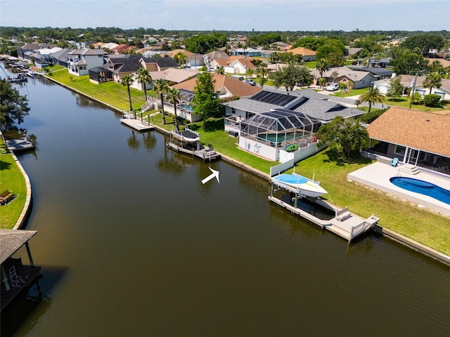 40 Cloverdale Ct N, Palm Coast, FL 32137 - aerial perspective of suburban area featuring a nearby body of water
