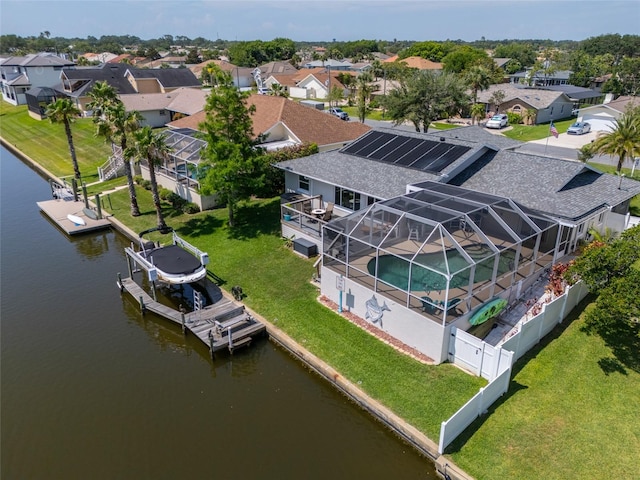 40 Cloverdale Ct N, Palm Coast, FL 32137 - aerial view of residential area featuring a nearby body of water