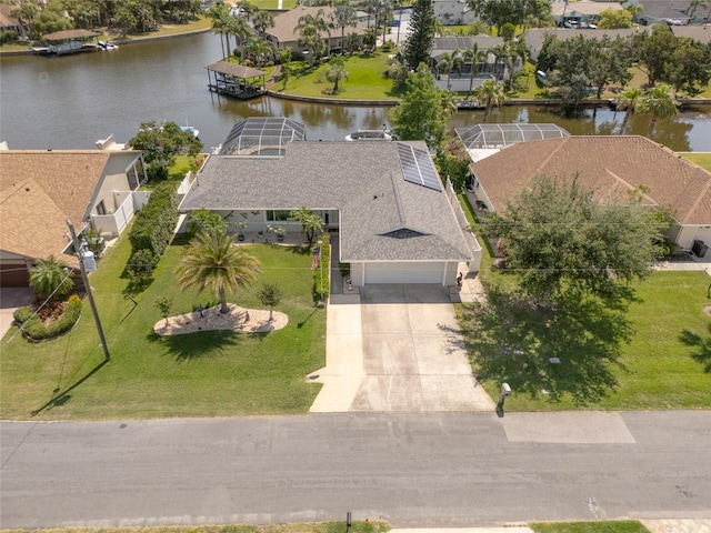 40 Cloverdale Ct N, Palm Coast, FL 32137 - aerial view of residential area featuring a large body of water