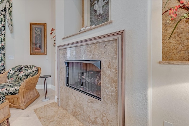129 Front St, Palm Coast, FL 32137 - detailed view of a high end fireplace