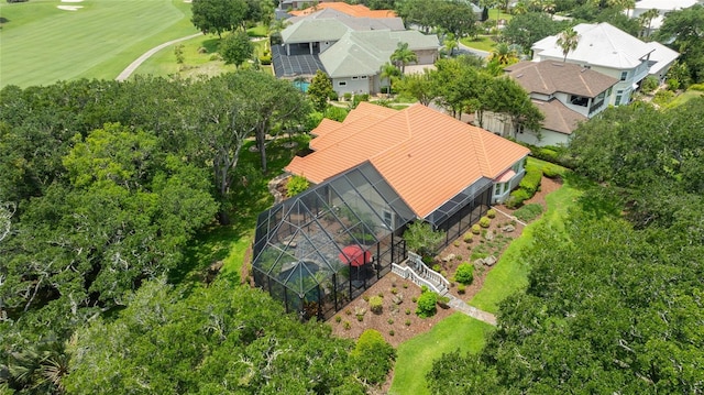 129 Front St, Palm Coast, FL 32137 - aerial perspective of suburban area featuring a golf club