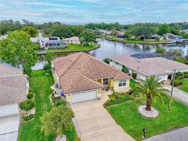 11 Collinson Ct, Palm Coast, FL 32137 - aerial view of residential area featuring a large body of water