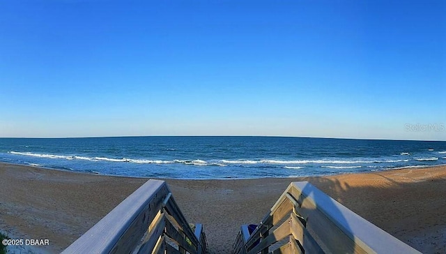 13 Sunrise Ave, Ormond Beach, FL 32176 - water view featuring nearby beach