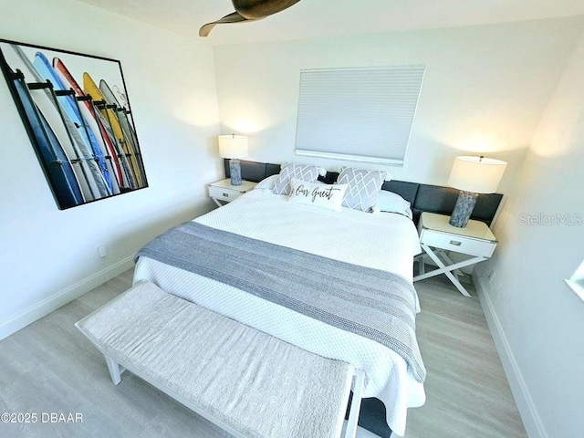 13 Sunrise Ave, Ormond Beach, FL 32176 - bedroom with baseboards and wood finished floors