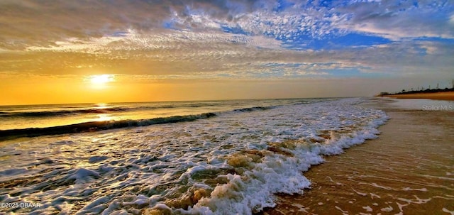 13 Sunrise Ave, Ormond Beach, FL 32176 - water view featuring nearby beach