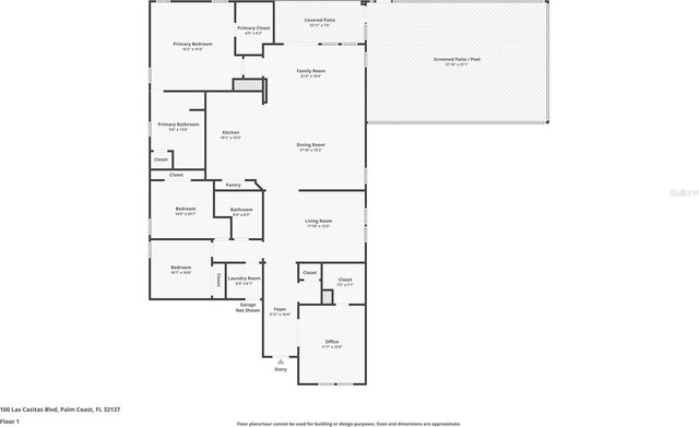 100 Las Casitas Blvd, Palm Coast, FL 32137 - room layout