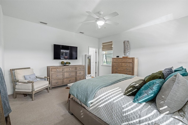 100 Las Casitas Blvd, Palm Coast, FL 32137 - bedroom featuring light carpet and ceiling fan