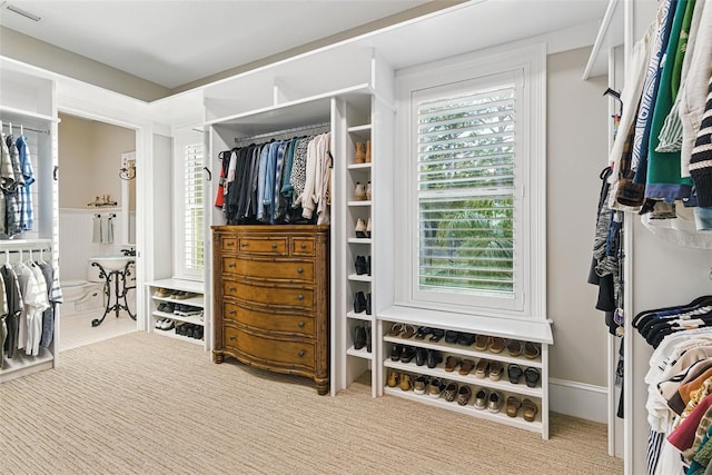 140 Monterey Bay Ln, Green Cove Springs, FL 32043 - walk in closet featuring carpet floors