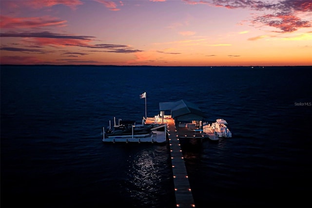 140 Monterey Bay Ln, Green Cove Springs, FL 32043 - dock with a water view and boat lift