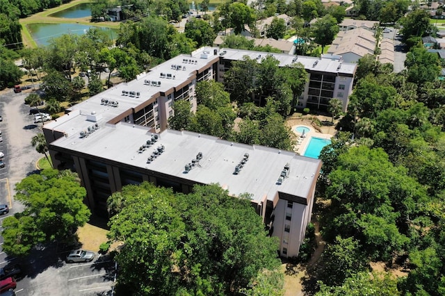 640 N Nova Rd Unit 117, Ormond Beach, FL 32174 - aerial view of a nearby body of water and a pool