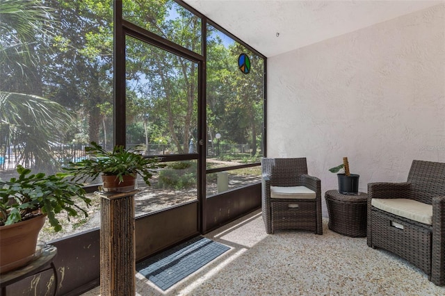 640 N Nova Rd Unit 117, Ormond Beach, FL 32174 - sunroom / solarium with lofted ceiling