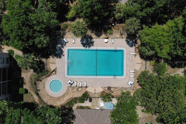 640 N Nova Rd Unit 117, Ormond Beach, FL 32174 - aerial view of property and surrounding area with a pool