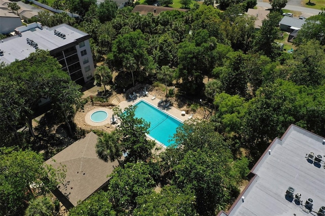 640 N Nova Rd Unit 117, Ormond Beach, FL 32174 - aerial view of a pool area