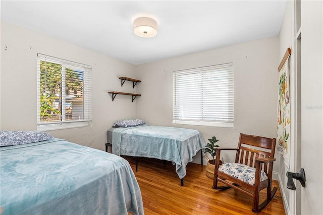 129 Dundee Rd, Daytona Beach, FL 32118 - bedroom with multiple windows and wood finished floors