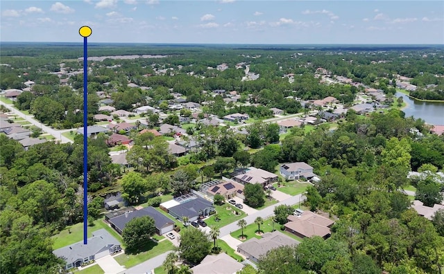 217 Birchwood Dr, Palm Coast, FL 32137 - aerial perspective of suburban area with a nearby body of water