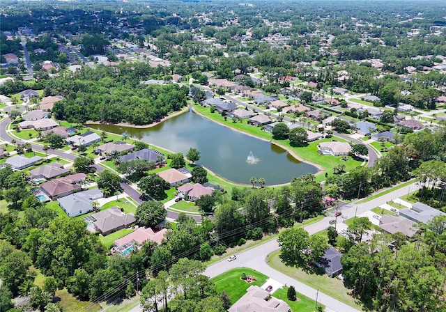 217 Birchwood Dr, Palm Coast, FL 32137 - aerial perspective of suburban area with a large body of water