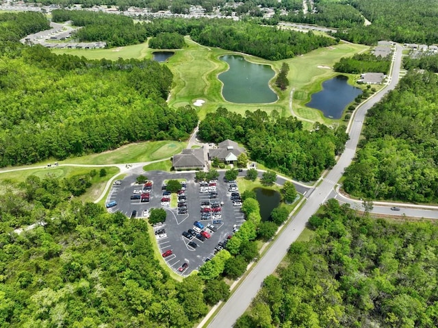 65 Lob Wedge Ln, Bunnell, FL 32110 - drone / aerial view of a nearby body of water and a golf club