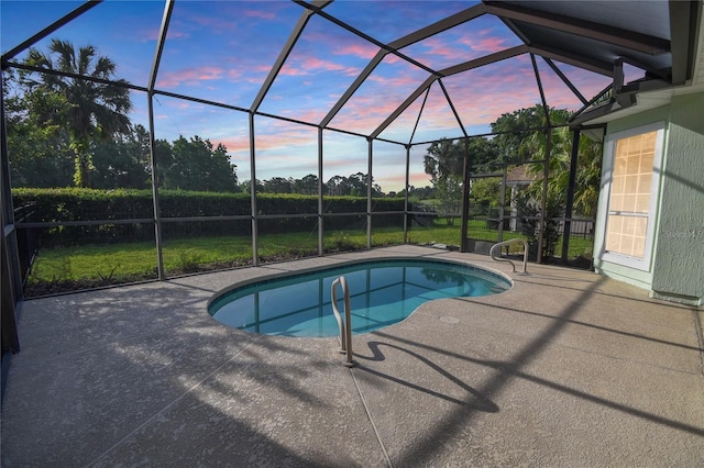 775 Blackmoor Gate Ln, Saint Augustine, FL 32084 - swimming pool with a patio area and a lanai