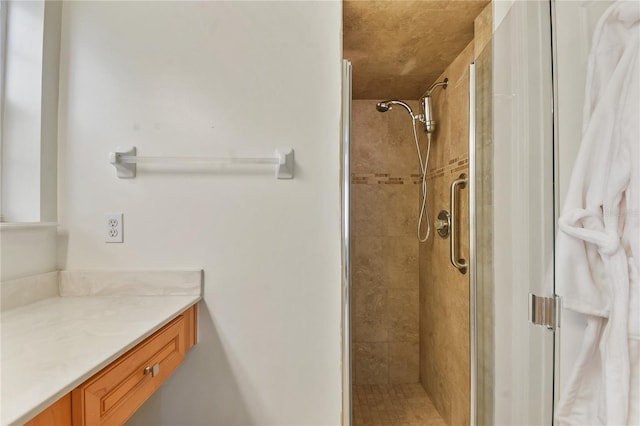 775 Blackmoor Gate Ln, Saint Augustine, FL 32084 - bathroom featuring vanity and a shower stall