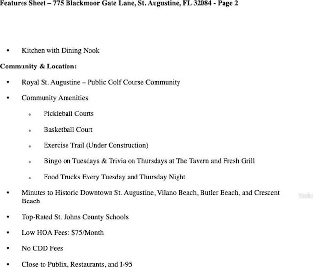 775 Blackmoor Gate Ln, Saint Augustine, FL 32084 - view of miscellaneous property collateral