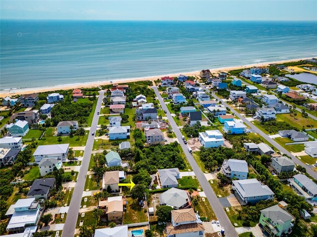 45 Atlantic Dr, Palm Coast, FL 32137 - aerial overview of property's location with unending shoreline and nearby suburban area