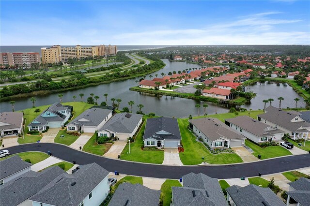 13 Las Brisas Way, Palm Coast, FL 32137 - aerial view of residential area with a nearby body of water