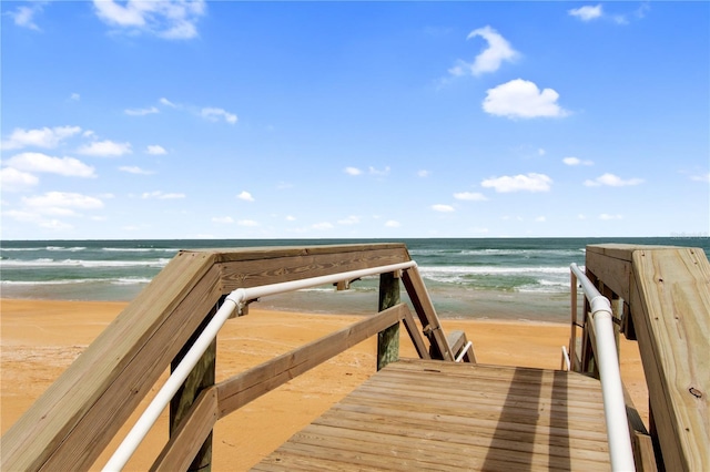 3600 S Ocean Shore Blvd Unit 222, Flagler Beach, FL 32136 - view of home's community featuring view of water and beach