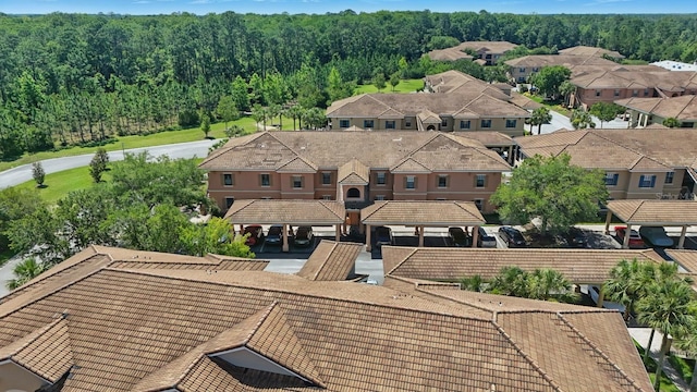 300 Via Castilla Unit 103, Saint Augustine, FL 32095 - aerial perspective of suburban area with a forest