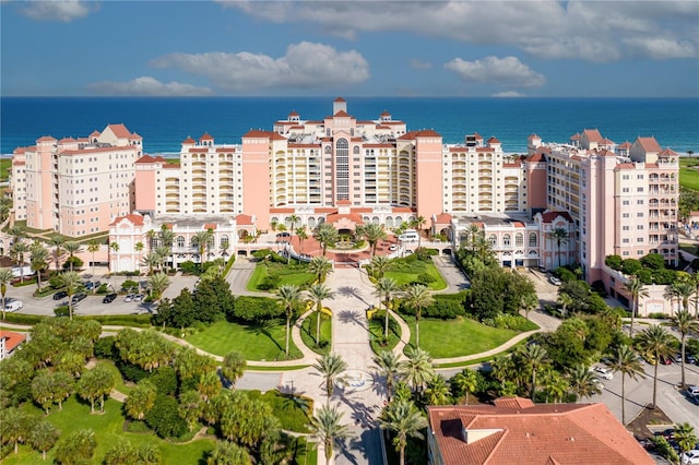 200 Ocean Crest Dr Unit 605, Palm Coast, FL 32137 - drone / aerial view of a large body of water and apartment complex
