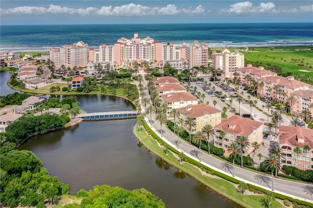 200 Ocean Crest Dr Unit 605, Palm Coast, FL 32137 - drone / aerial view of apartment complex / building and a nearby body of water
