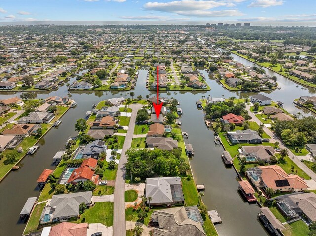 7 Fleming Ct, Palm Coast, FL 32137 - aerial view of property's location with nearby suburban area and a large body of water