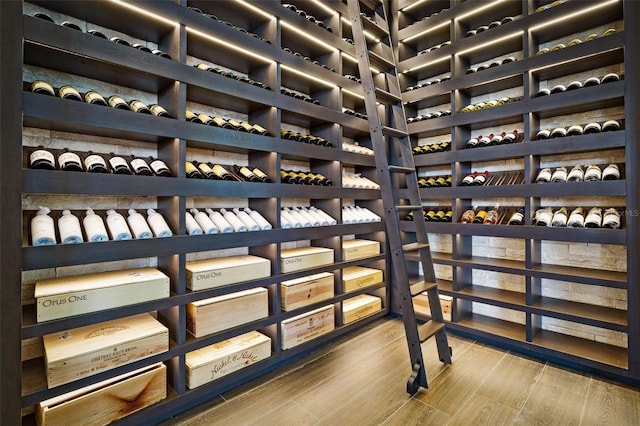 115 Bay Lake Dr, Ormond Beach, FL 32174 - wine room featuring wood finished floors