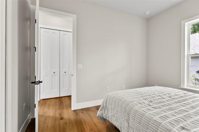 56 Columbia Ln, Palm Coast, FL 32137 - bedroom with wood finished floors and a closet