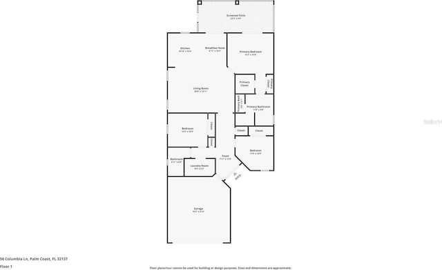 56 Columbia Ln, Palm Coast, FL 32137 - view of room layout