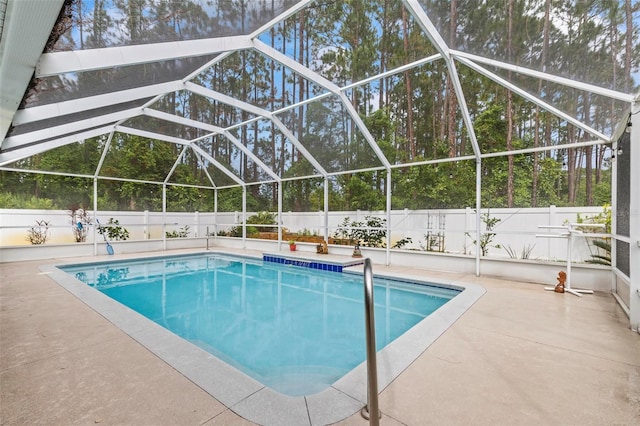 82 Ryland Dr, Palm Coast, FL 32164 - view of swimming pool with a fenced backyard and a patio area