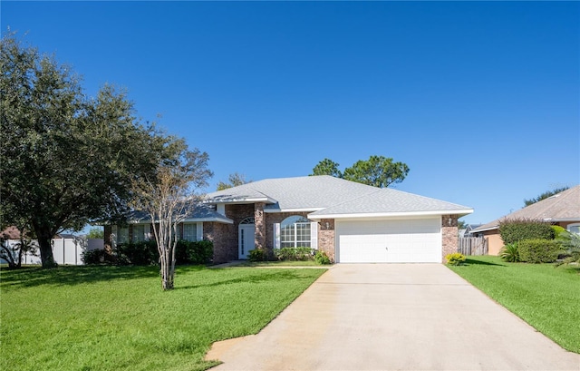 16 Flemington Ln, Palm Coast, FL 32137 - single story home featuring an attached garage, driveway, and brick siding