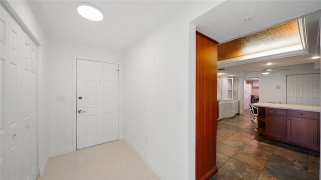 1 John Anderson Dr Unit 2180, Ormond Beach, FL 32176 - hallway featuring baseboards