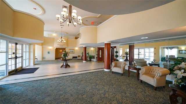 1 John Anderson Dr Unit 2180, Ormond Beach, FL 32176 - common area featuring a towering ceiling