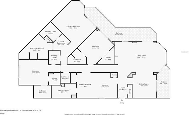 1 John Anderson Dr Unit 2180, Ormond Beach, FL 32176 - room layout