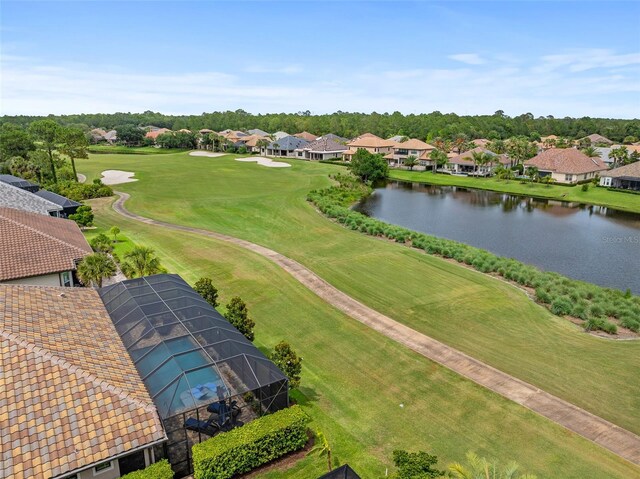 514 Wingspan Dr, Ormond Beach, FL 32174 - aerial view of residential area with a nearby body of water and a golf club