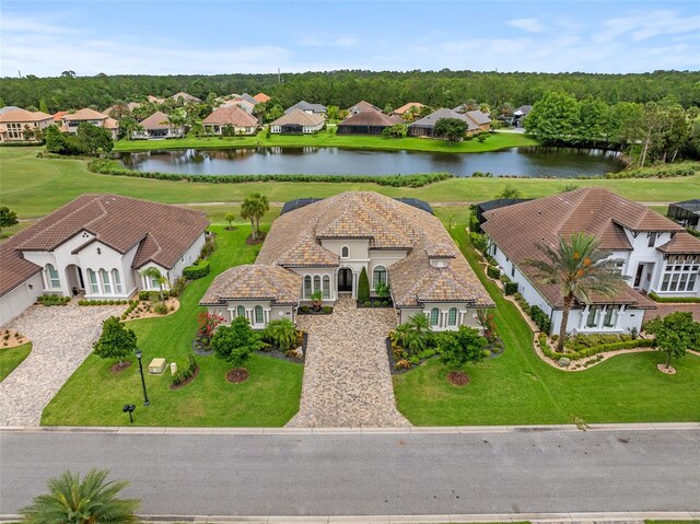 514 Wingspan Dr, Ormond Beach, FL 32174 - aerial view of residential area featuring a nearby body of water