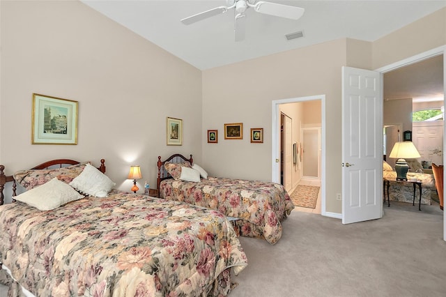 10 Chatham Pl Unit 10, Palm Coast, FL 32164 - carpeted bedroom with a ceiling fan and baseboards