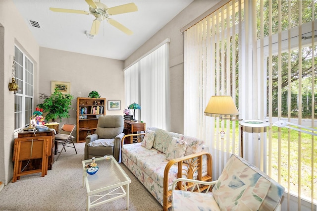 10 Chatham Pl Unit 10, Palm Coast, FL 32164 - sunroom with carpet flooring