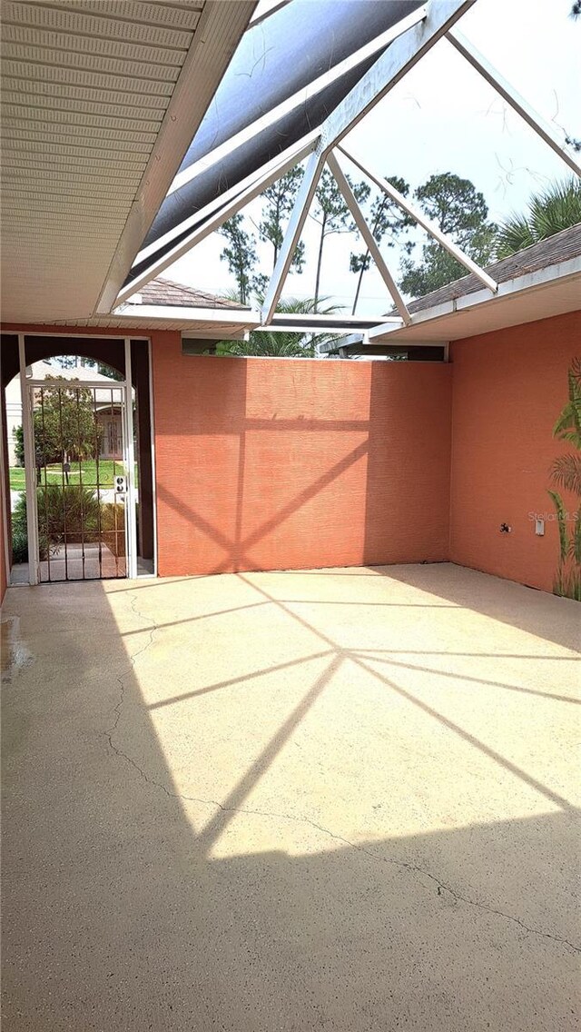 17 Emmons Ln, Palm Coast, FL 32164 - view of patio featuring a lanai